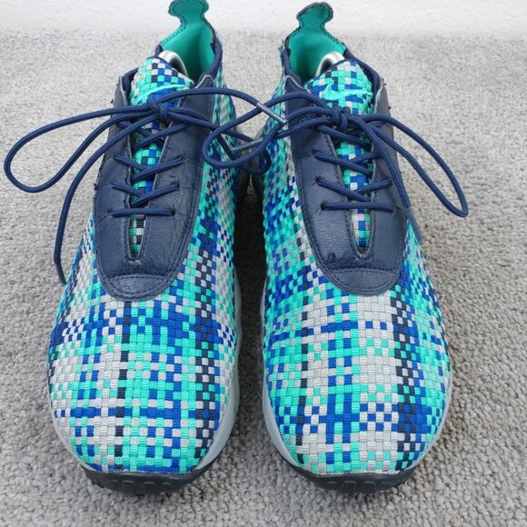 Nike Air Footscape Desert Mens Size 8 Basketball Shoes Blue Sneakers 652822-400 - Picture 5 of 10